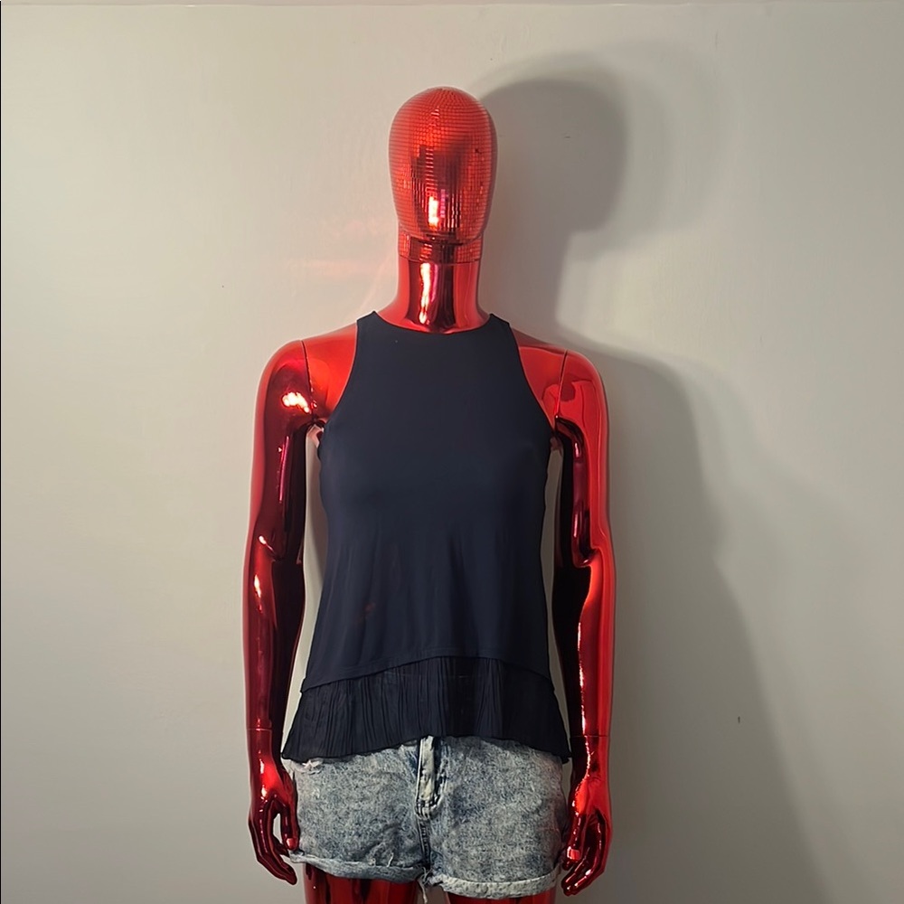 Hollister Elegant Navy Blue Sleeveless Top